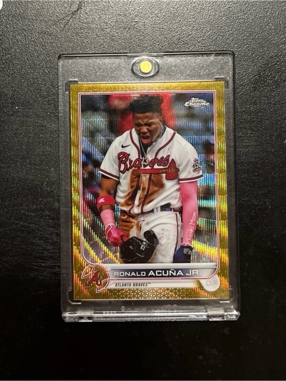 Ronald Acuña Jr. Topps Chrome Gold Wave Refractor #/50 SSP